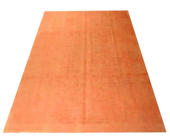 Handwoven modern vintage Heriz rug measuring 381x284 cm, featuring intricate patterns and rich colors in a traditional design.