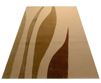 Handmade Heriz rug with intricate geometric patterns, showcasing vibrant colors on a woven textile floor covering.