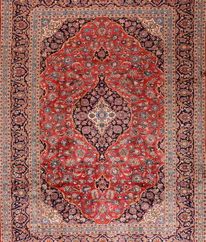 Handgeknoopt oosters Kashan 345x246 cm