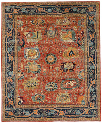 Heriz Farahan Moderne Oosterse rug, Kleden style, featuring intricate traditional patterns and rich colors.