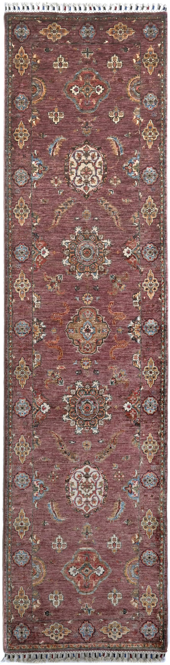 Heriz Ariana Moderne Oosterse rug with intricate geometric patterns, colorful design, and detailed craftsmanship.
