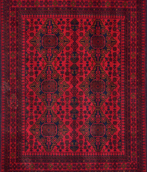 Handgeknoopt oosters Afghan-Fine 194x144 cm