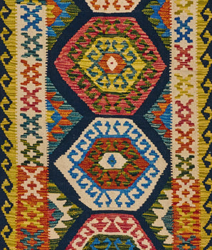 Handgeweven oosters Kelim Chobi 196x89 cm
