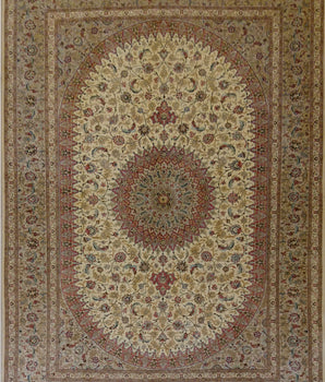 Qom zijde Beige 4976