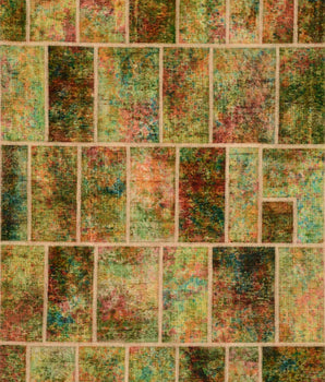 Handgeknoopt modern Patchwork 300x200 cm
