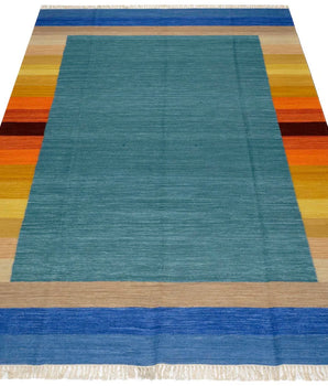 Kilim Rainbow Turquoise 5905