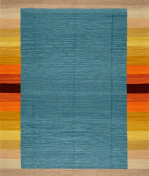 Kilim Rainbow Turquoise 5905