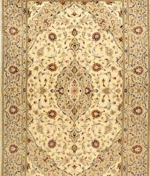 Handgeknoopt oosters Kashan 217x140 cm
