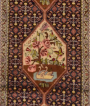 Handgeknoopt oosters Sanneh 323x63 cm