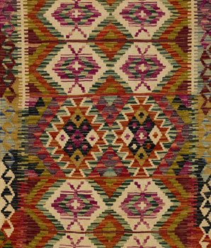 Handgeweven oosters Kelim Chobi 196x84 cm