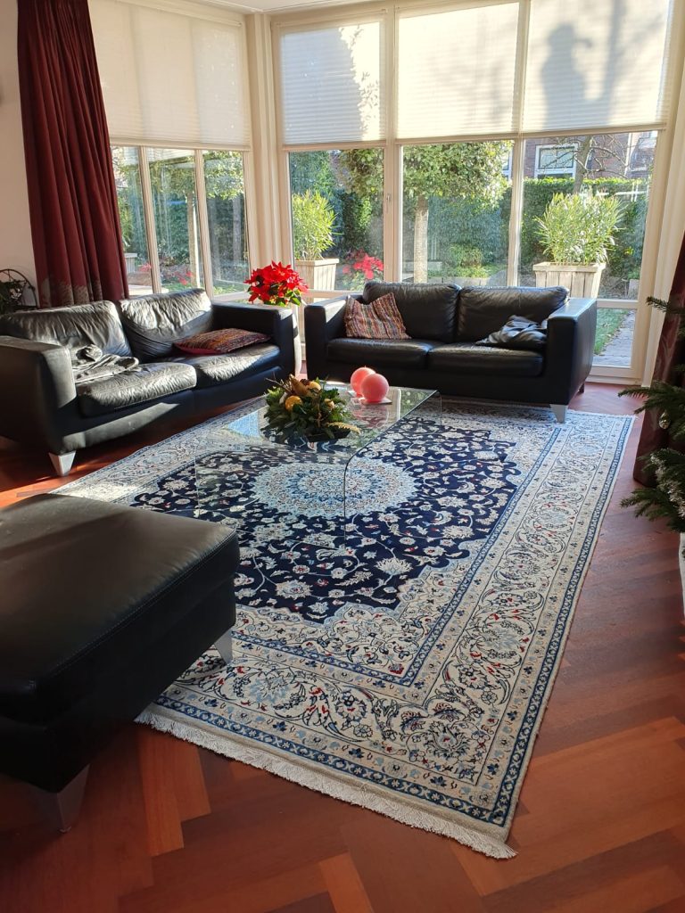 Oosters tapijt in een Nederlands interieur